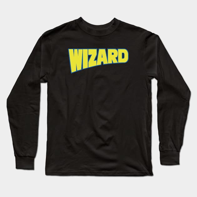 Wizard Magazine Logo Long Sleeve T-Shirt by That Junkman's Shirts and more!